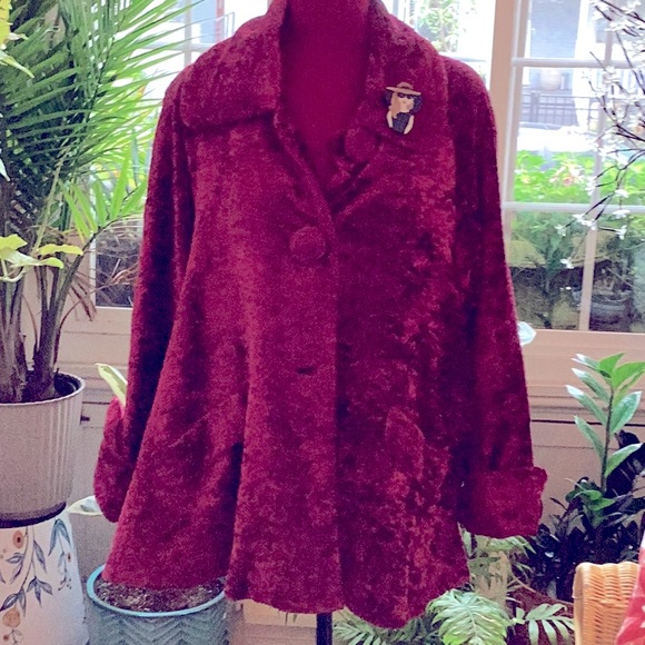 Handmade artisan fall jacket from A Fair in the Park Shadyside Pittsburgh Pa - Picture 1 of 16